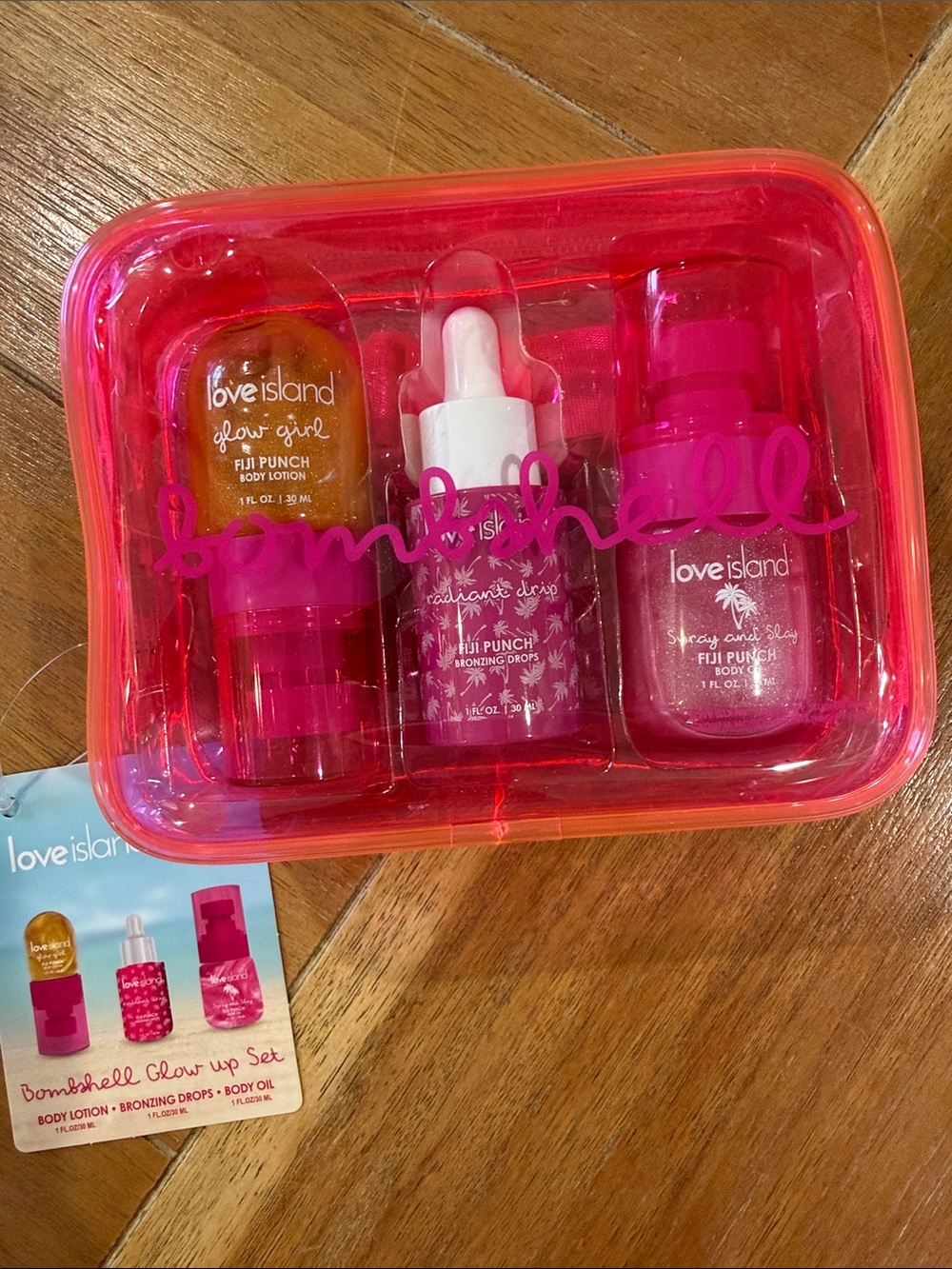 Love Island Bombshell Glow Up Set - Pink Fiji Punch